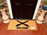 Cross Cannon Doormat