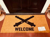 Cross Cannon Doormat