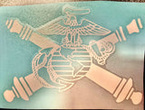 Marine Corp EGA with Cross Cannons