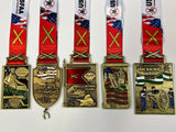 Virtual Fitness Challenge Medals and Booklets