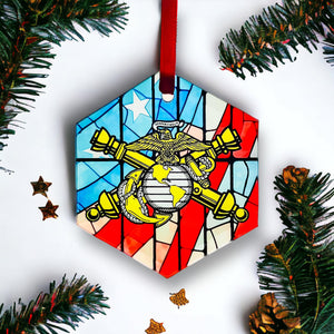 Stained Glass style Ornaments