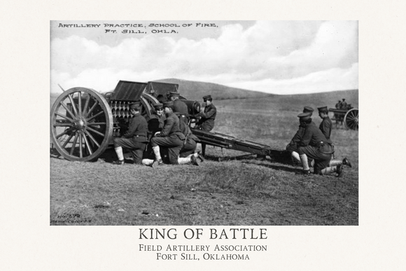 Field Artillery Association Postcard