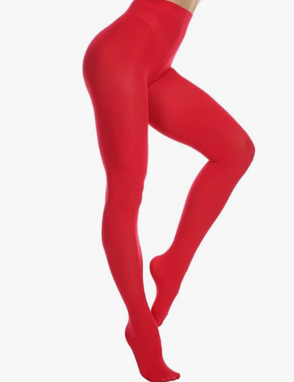 Red Tights for Women's Dress Uniforms