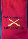 Red Party with Arty Saint Barbara Socks