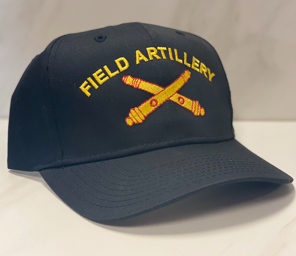 Black Field Artillery Hat