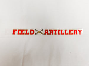 Field Artillery Window Decal Strip