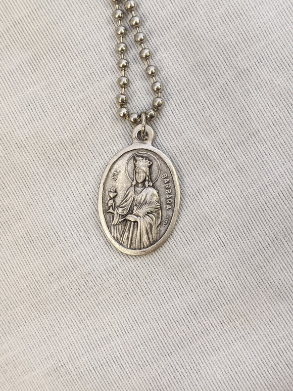 Saint Barbara Holy Medal