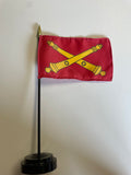 Cross Cannon Table Flag