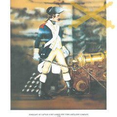 Revolutionary War Sergeant Print 11x14